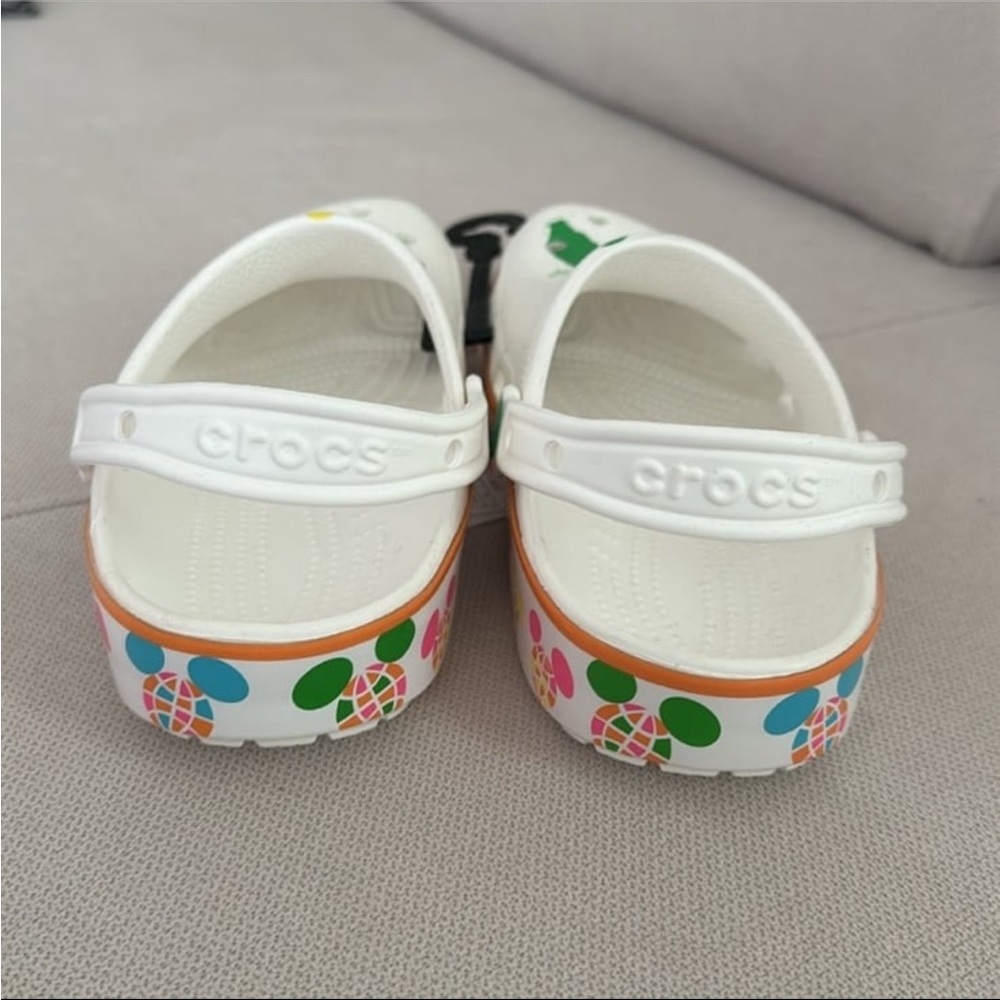 DISNEY X CROCS VAULT COLLECTION DISNEYWORLD FLORIDA WHITE NWT SIZE M7 W9 - Picture 6 of 12